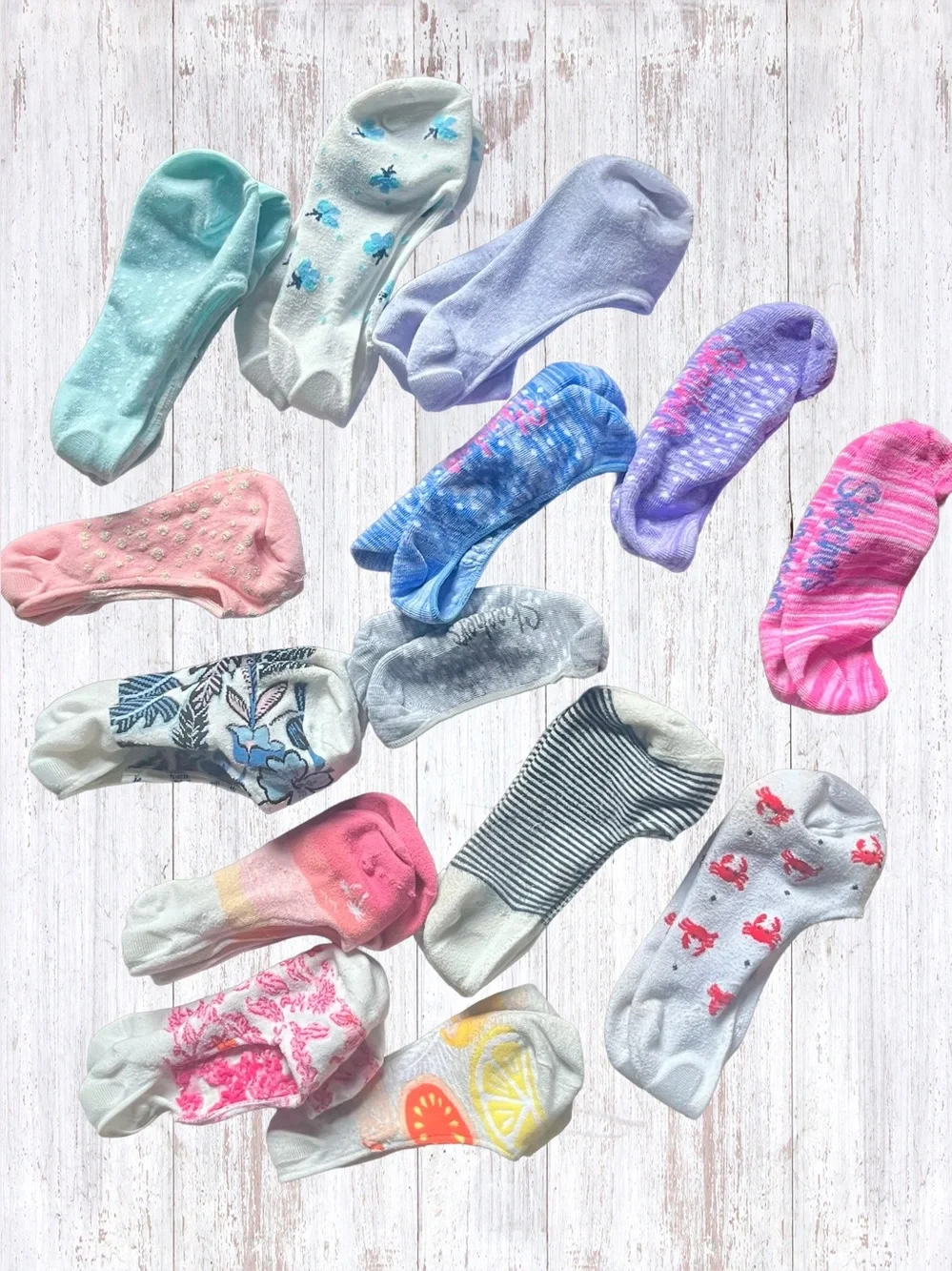 Loft Skechers Women's No Show Ankle Socks 14 Pairs